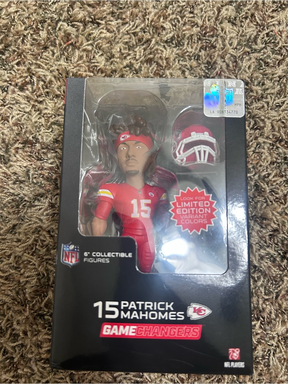 Patrick Mahomes #15 Red NFL Collectible Figure - Game Changers